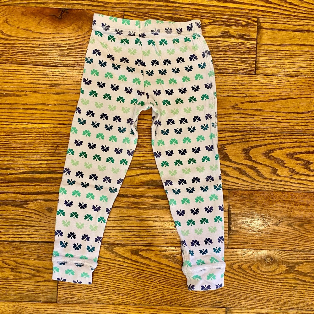 Primary Shamrock Pajamas Set Green and Blue - Size 2-3 - Picture 7 of 8